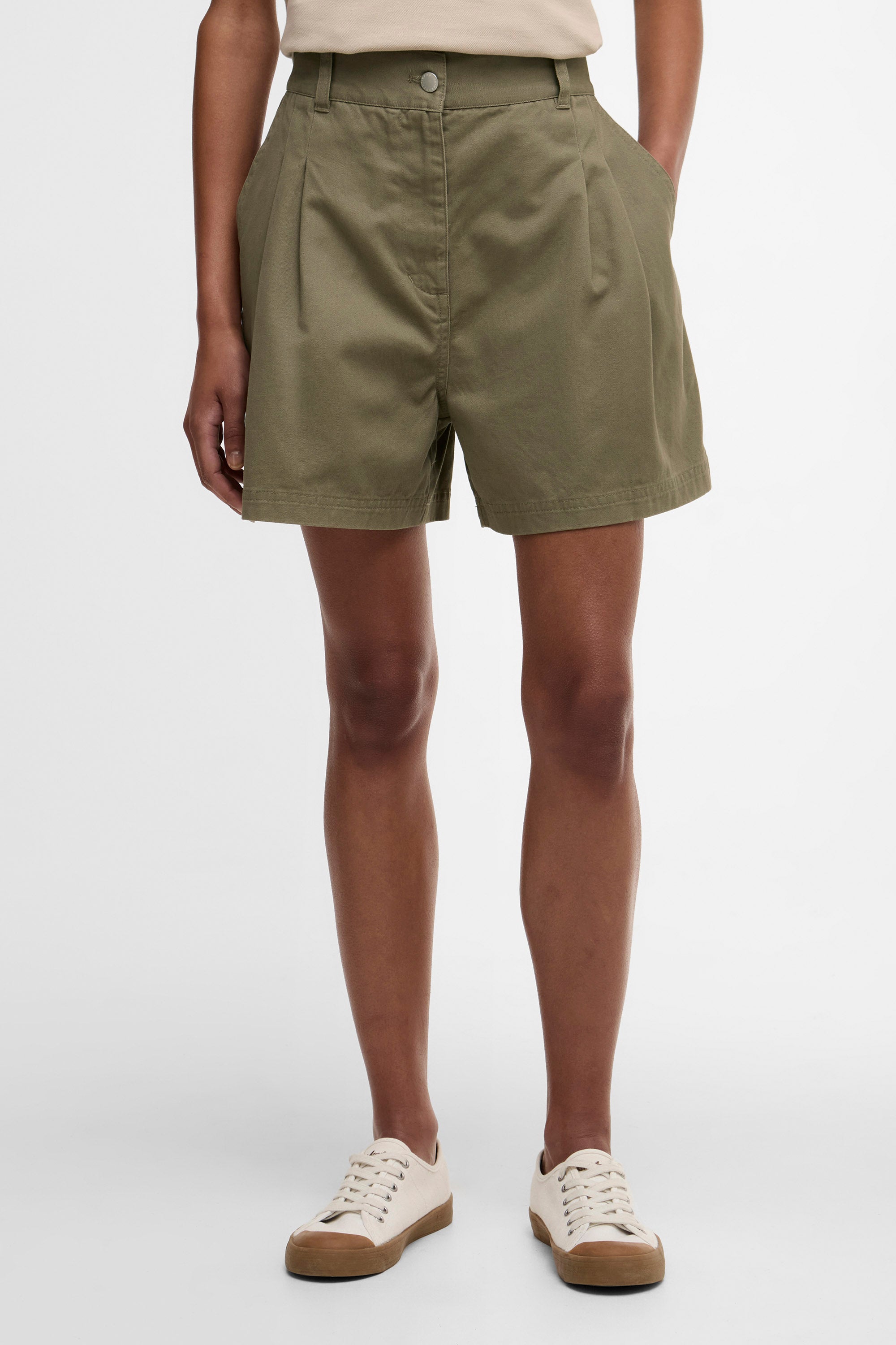 Barbour Fern Shorts - Dusky Green