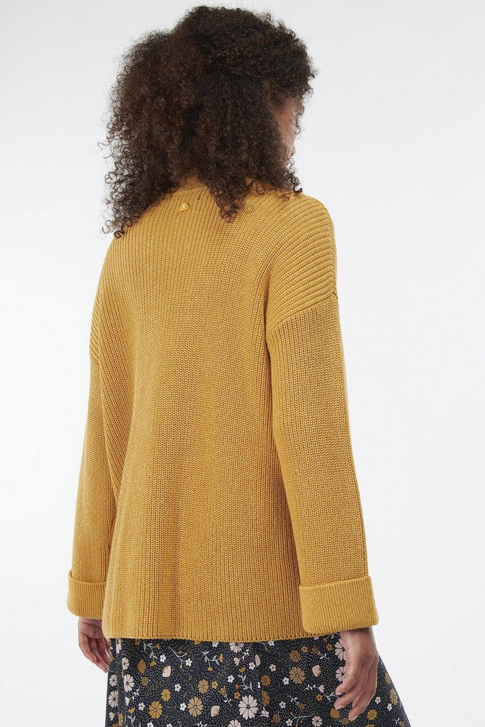 Barbour Ferryside Knitted Cardigan - Mustard