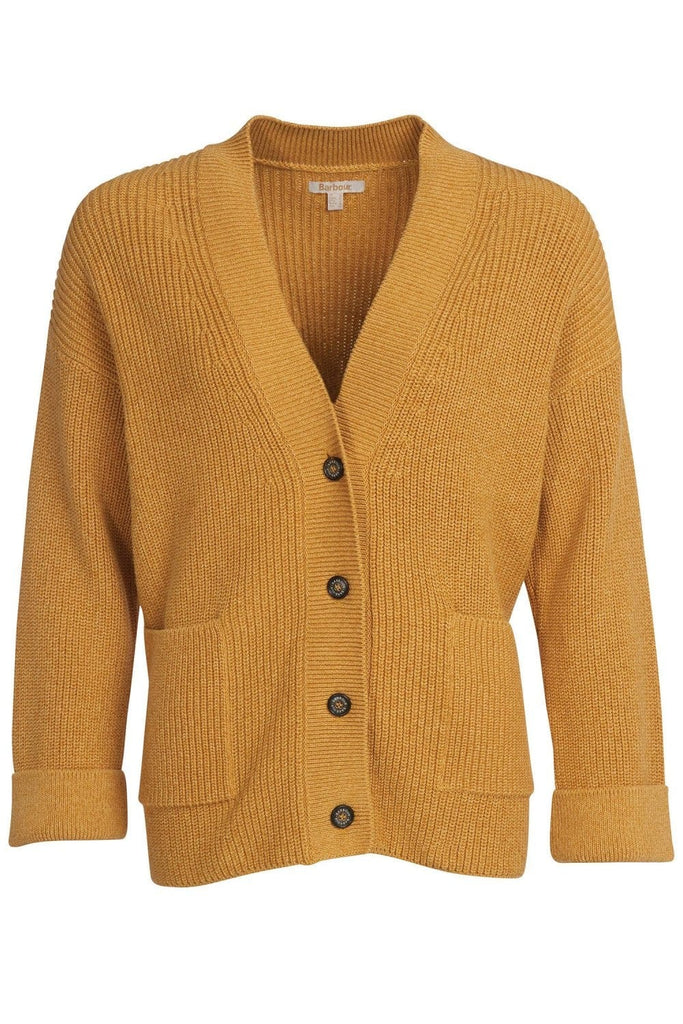 Barbour Ferryside Knitted Cardigan - Mustard