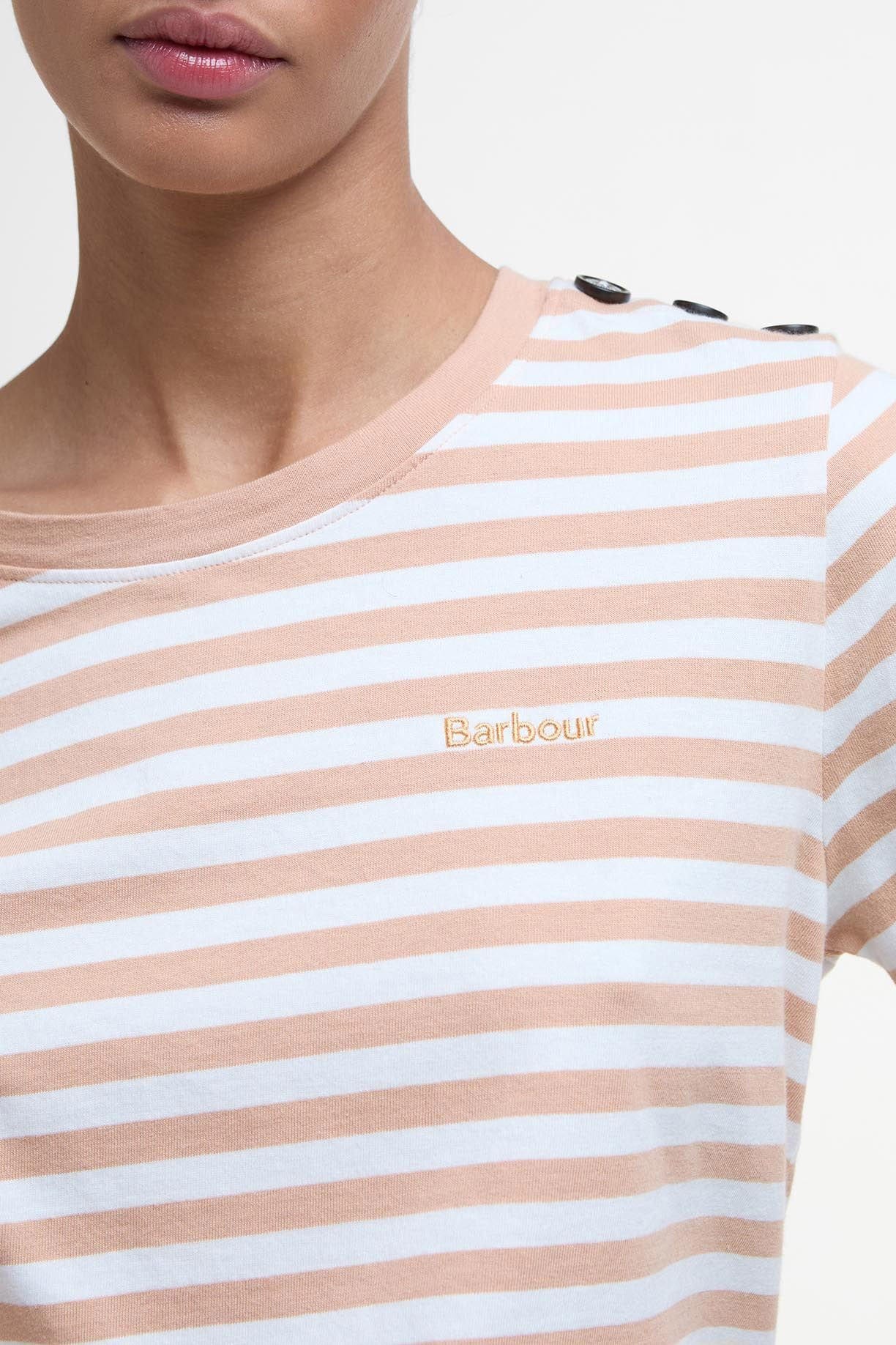 Barbour Ferryside Stripe T-Shirt - Toast