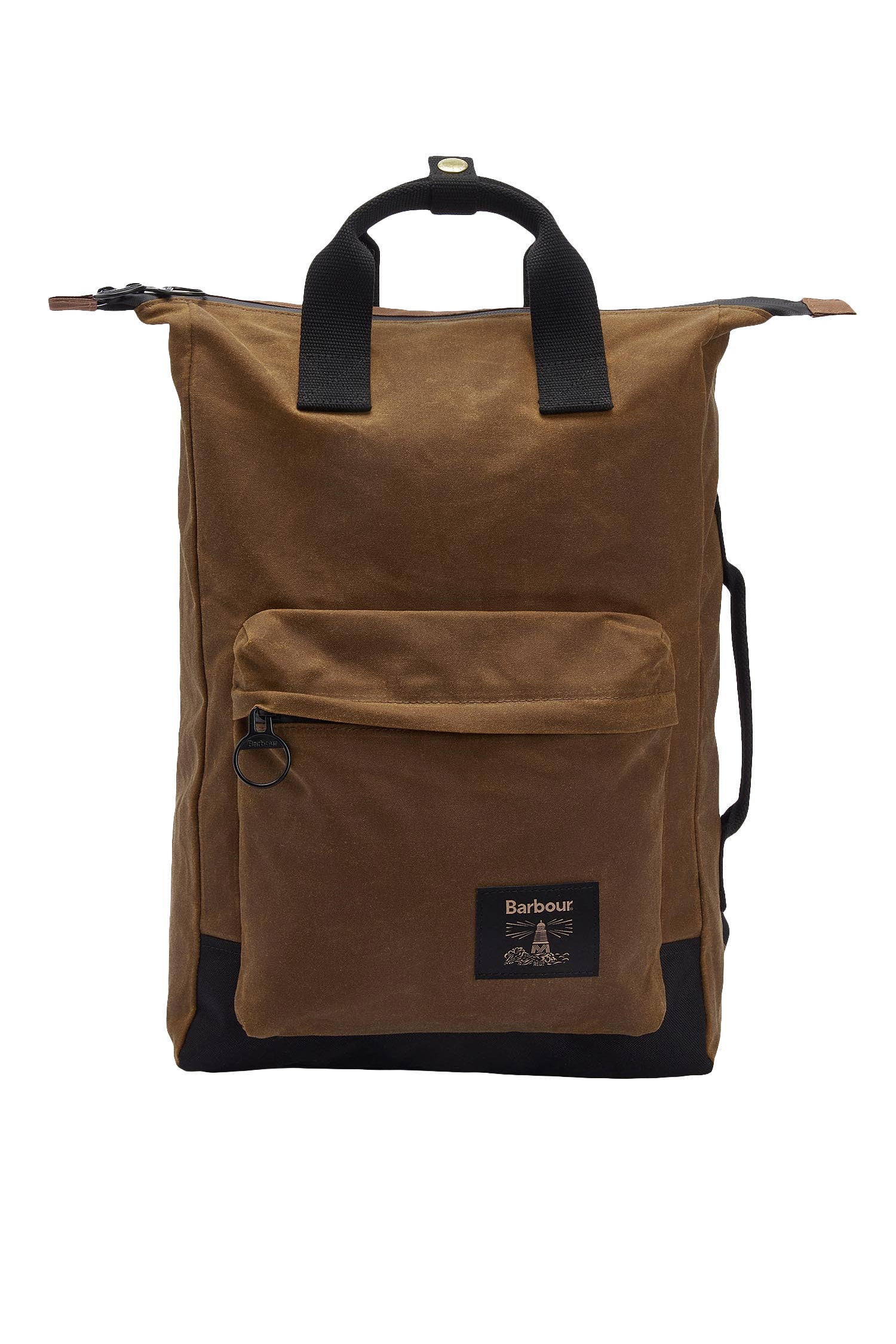 Barbour Field Waxed Backpack - Tan/Black UBA0714_SN91_OS