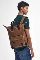Barbour Field Waxed Backpack - Tan/Black UBA0714_SN91_OS