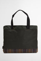 Barbour Field Waxed Tote Bag - Sage/Classic UBA0750_SG91_OS