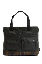 Barbour Field Waxed Tote Bag - Sage/Classic UBA0750_SG91_OS