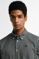 Barbour Finkle Tailored Check Shirt - Agave Green