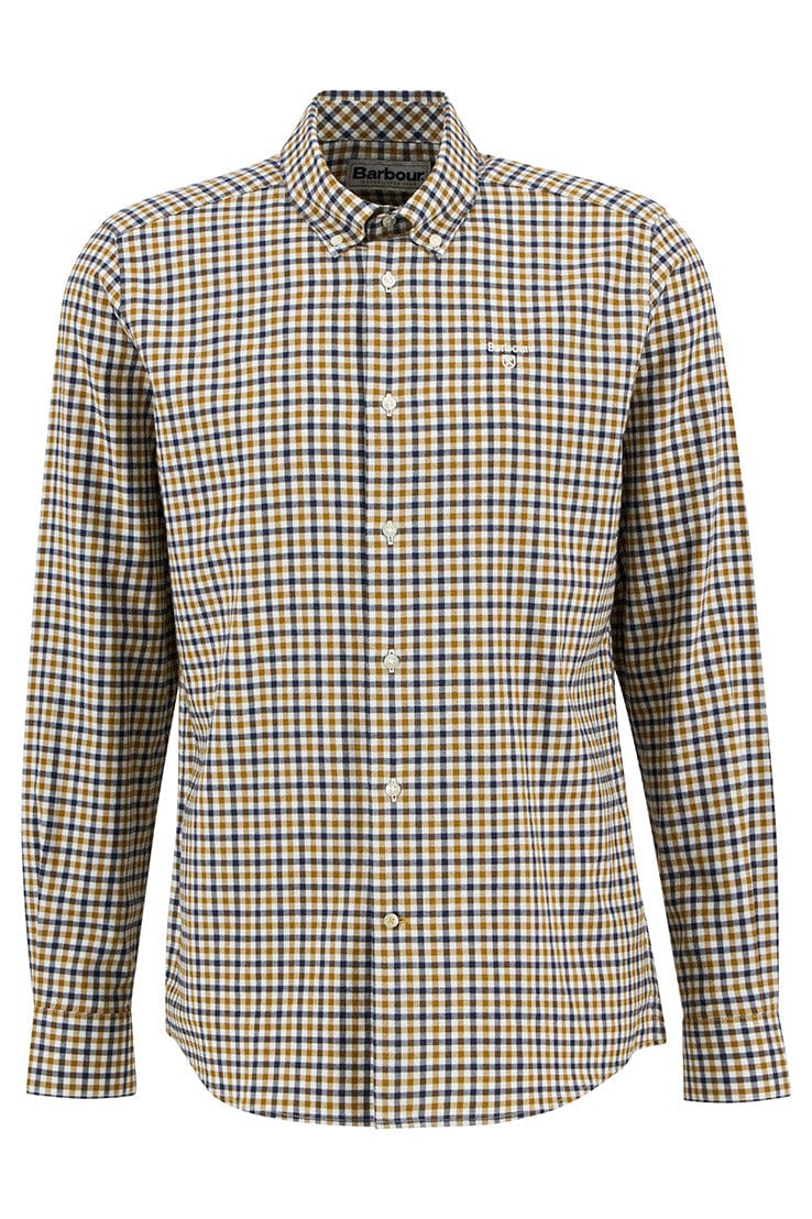 Barbour Finkle Tailored Gingham Shirt - Copper