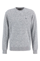 Barbour Flaxby Linen Blend Crew Neck Jumper - Navy