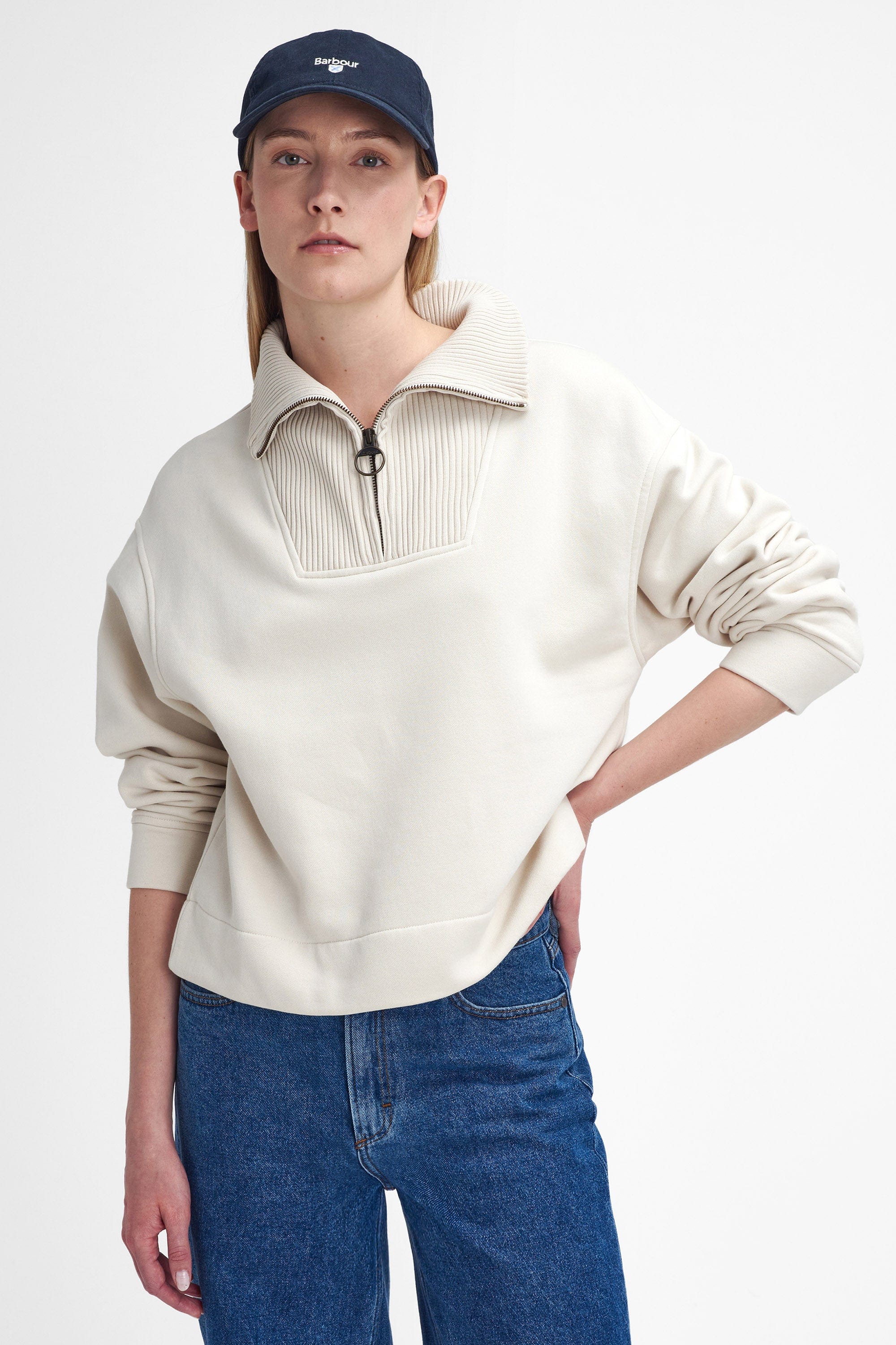 Barbour Fleur Sweatshirt - Ecru