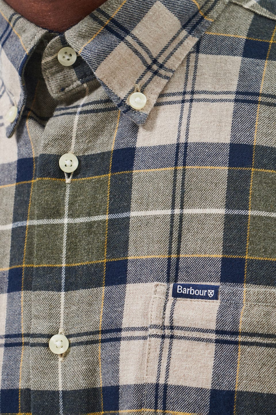 Barbour Fortrose Tailored Tartan Shirt - Forest Mist