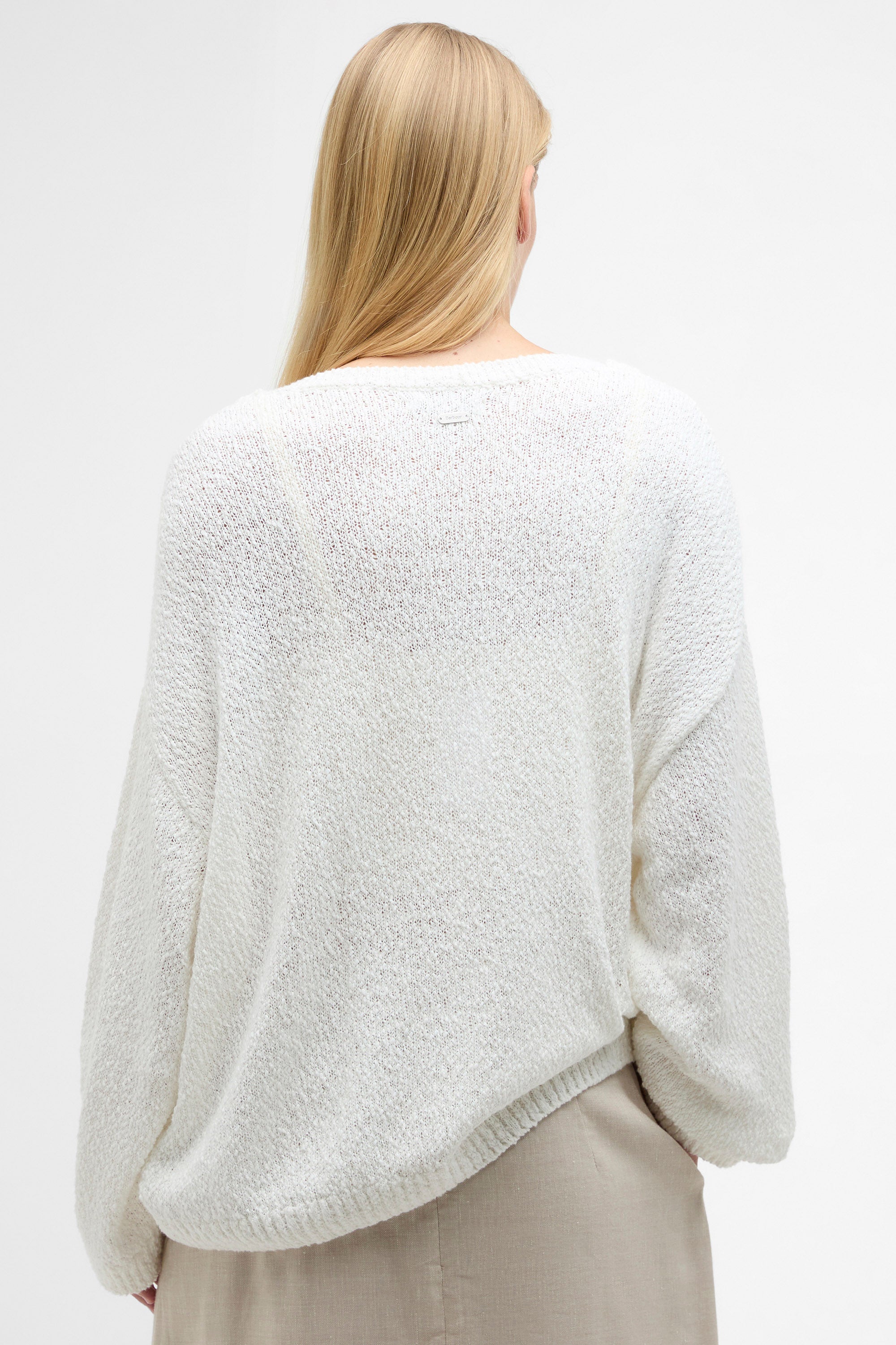 Barbour Gabby Knit Jumper - Cloud