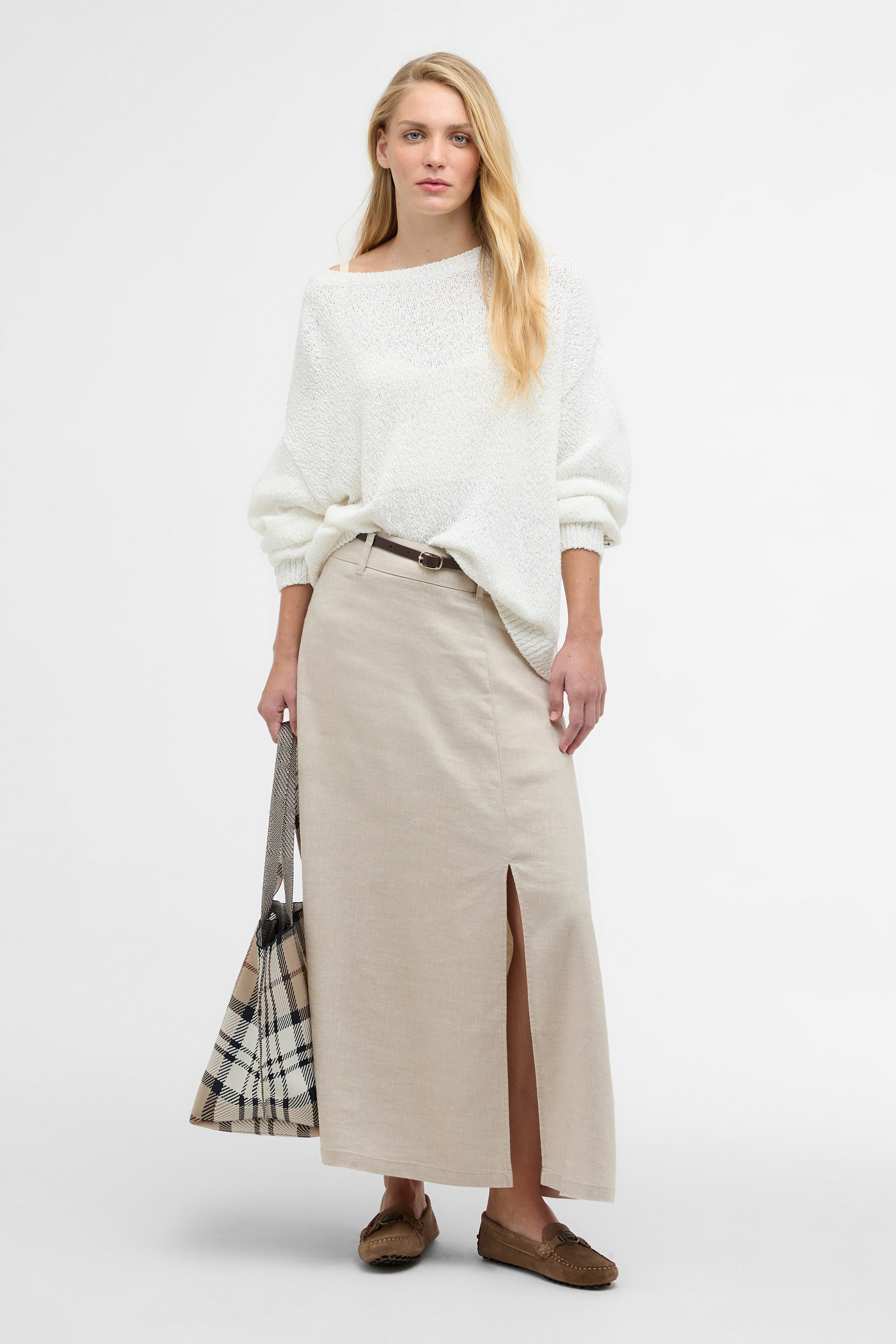 Barbour Gabby Knit Jumper - Cloud