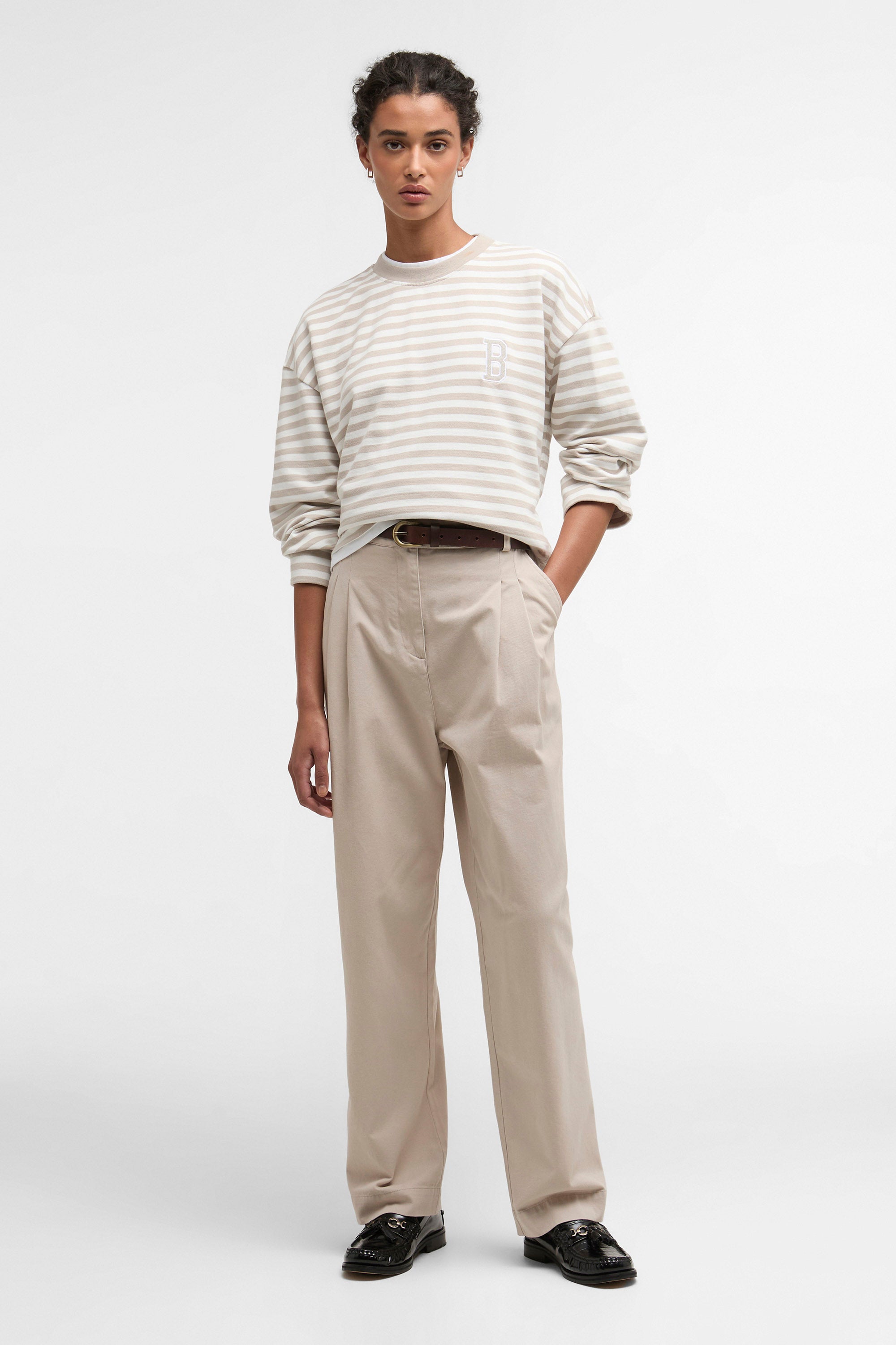 Barbour Gabby Sweatshirt - Mist Stripe