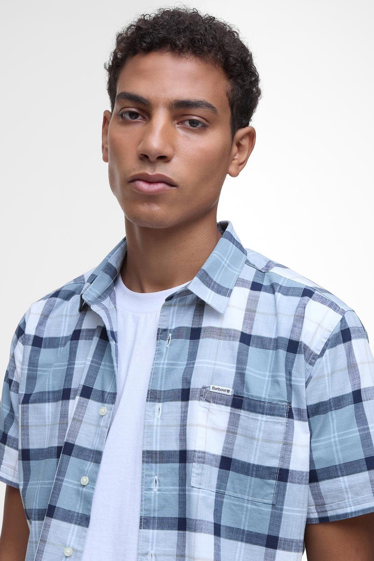 Barbour Gordon Tailored Fit Short Sleeve Shirt - Northshore Tartan