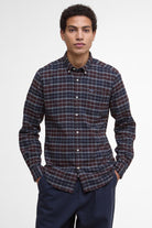Barbour Haddington Tailored Tartan Shirt - Midnight Oak Tartan