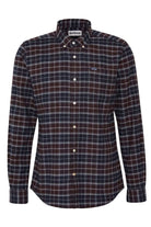 Barbour Haddington Tailored Tartan Shirt - Midnight Oak Tartan