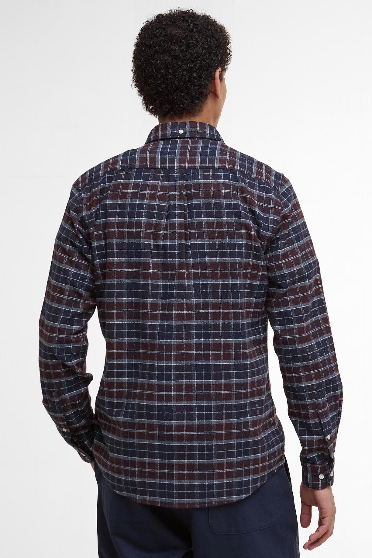 Barbour Haddington Tailored Tartan Shirt - Midnight Oak Tartan