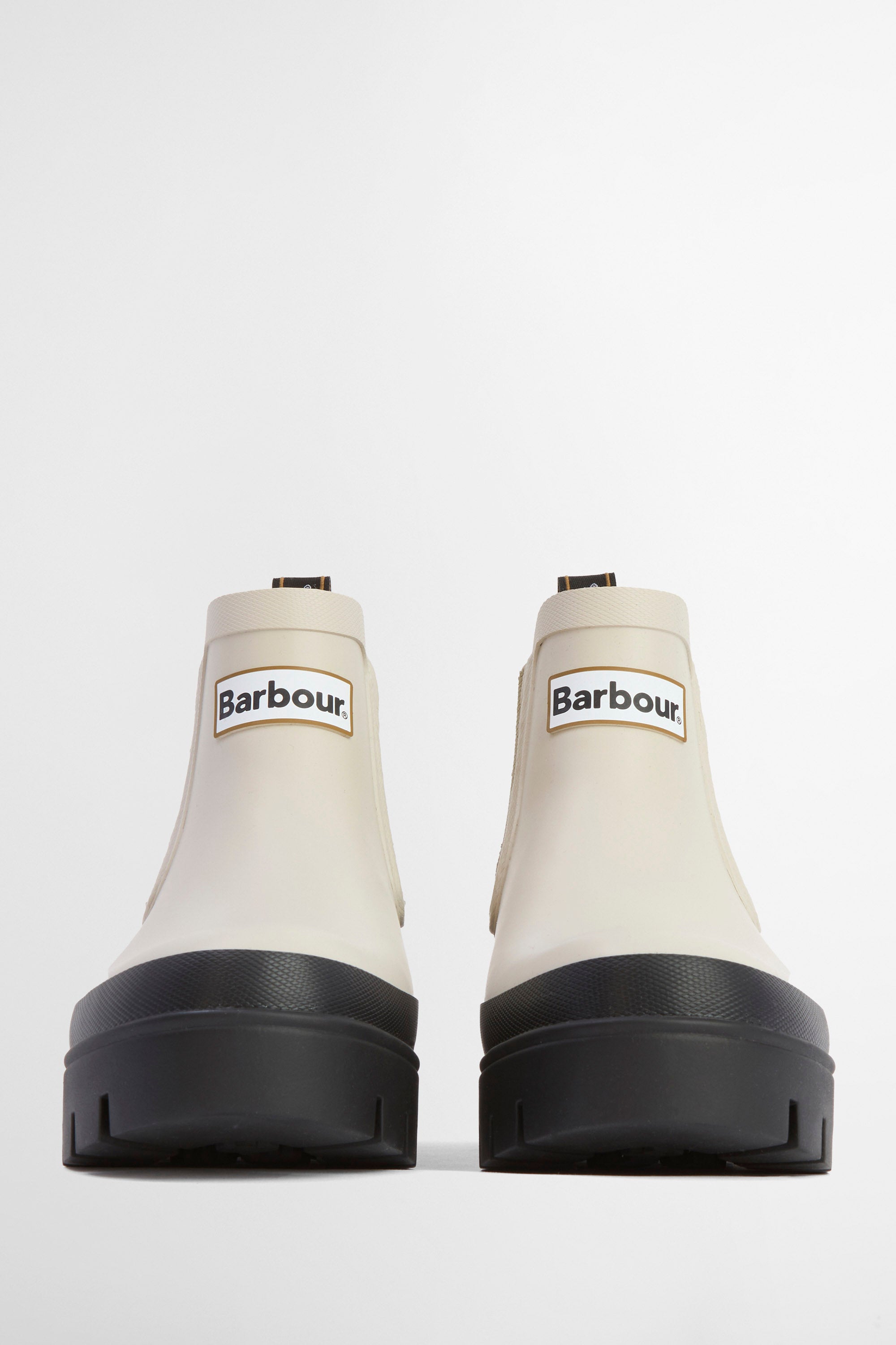 Barbour Halton Wellington Boots - Light Oak/Bleached Olive