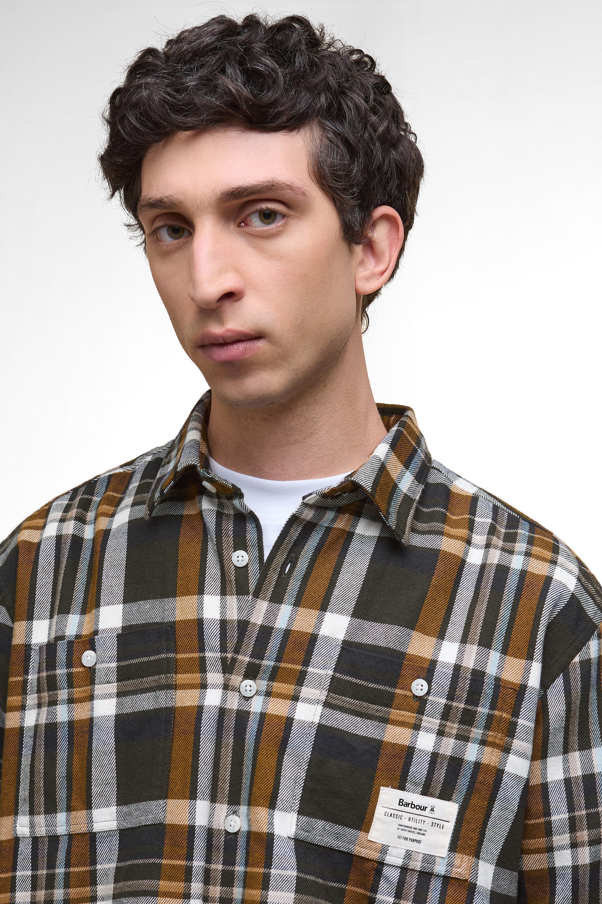 Barbour Hanley Check Relaxed Fit Shirt - Olive