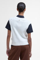 Barbour Hartland Knitted Sleeveless Jumper - Cloud