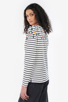 Barbour Hawkins Print Top - Off White Dalmatian