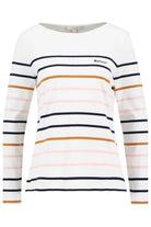 Barbour Hawkins Striped Long Sleeve T-Shirt - Cloud Stripe