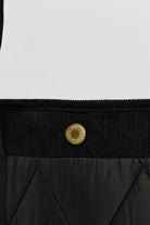 Barbour Healy Quilted Tote Bag - Black/Ancient LBA0433_BK11_OS