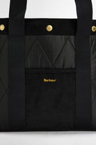 Barbour Healy Quilted Tote Bag - Black/Ancient LBA0433_BK11_OS