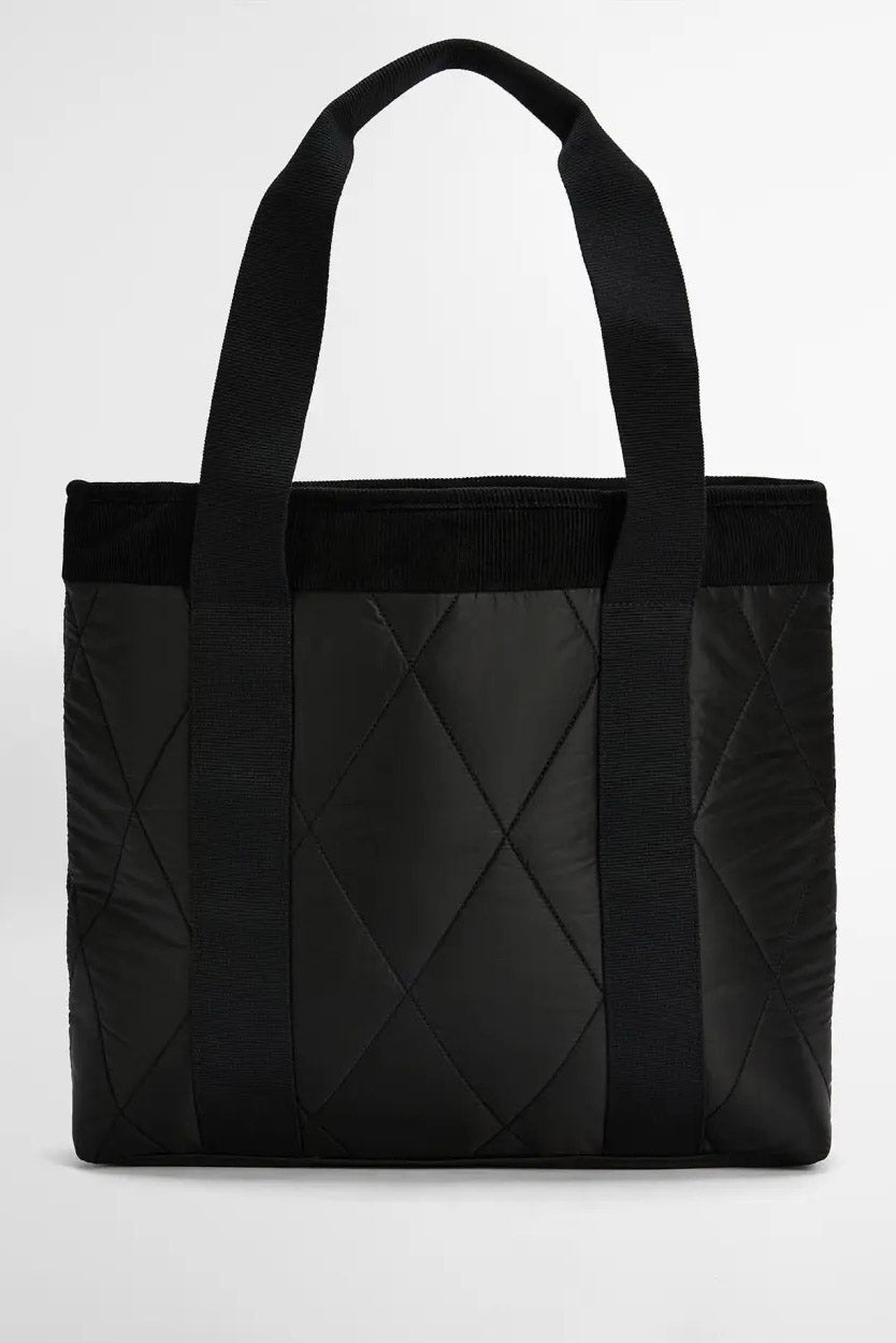 Barbour Healy Quilted Tote Bag - Black/Ancient LBA0433_BK11_OS