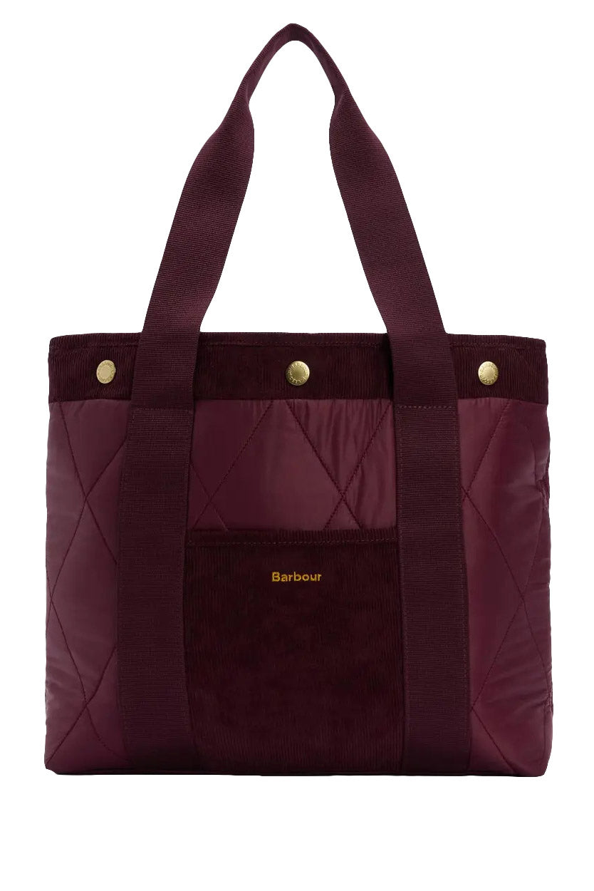 Barbour Healy Quilted Tote Bag - Merlot LBA0433_PU51_OS