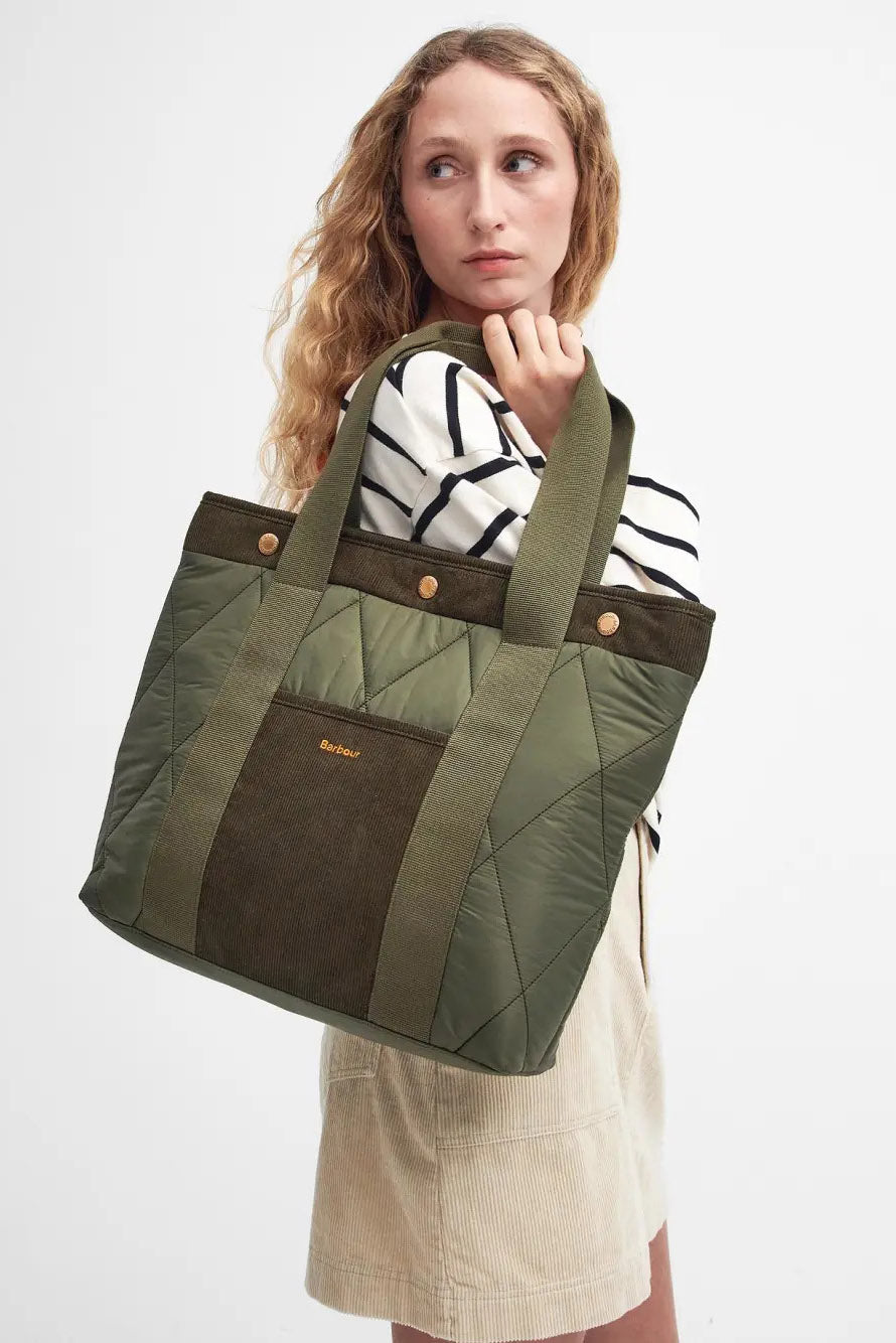 Barbour Healy Quilted Tote Bag - Olive LBA0433_OL71_OS