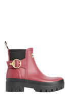Barbour Hepburn Ankle Wellington Boot - Cranberry Red