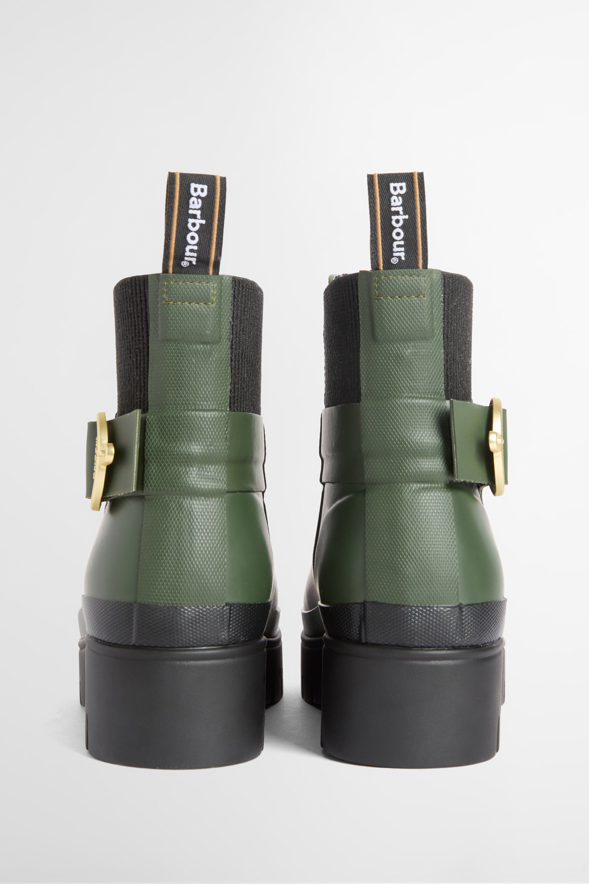 Barbour Hepburn Ankle Wellington Boot - Olive/Black