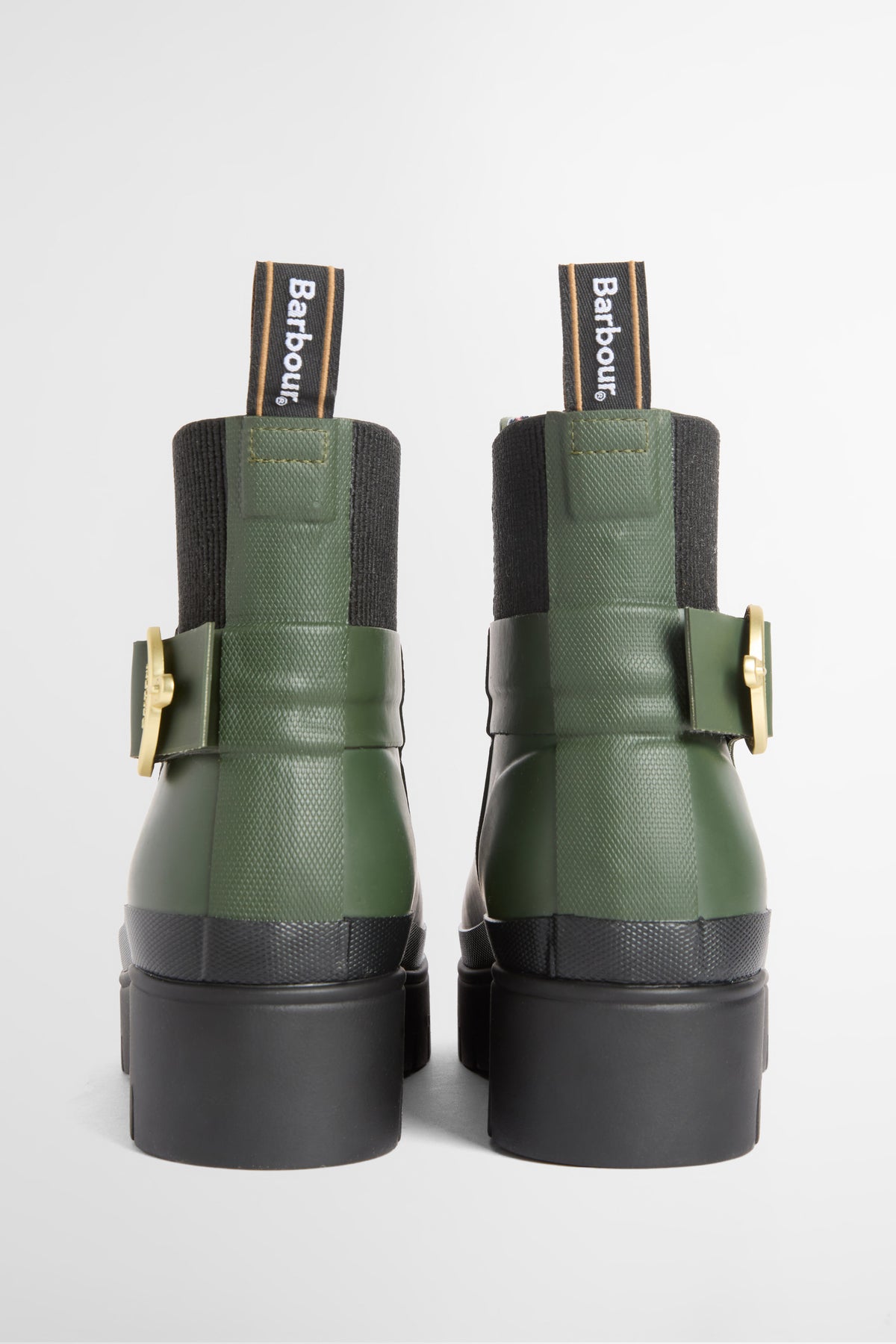 Barbour Hepburn Ankle Wellington Boot - Olive/Black