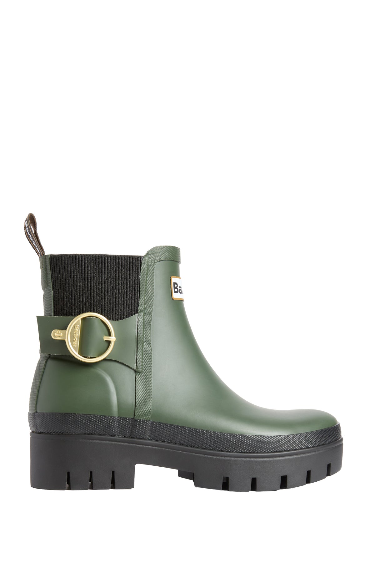 Barbour Hepburn Ankle Wellington Boot - Olive/Black