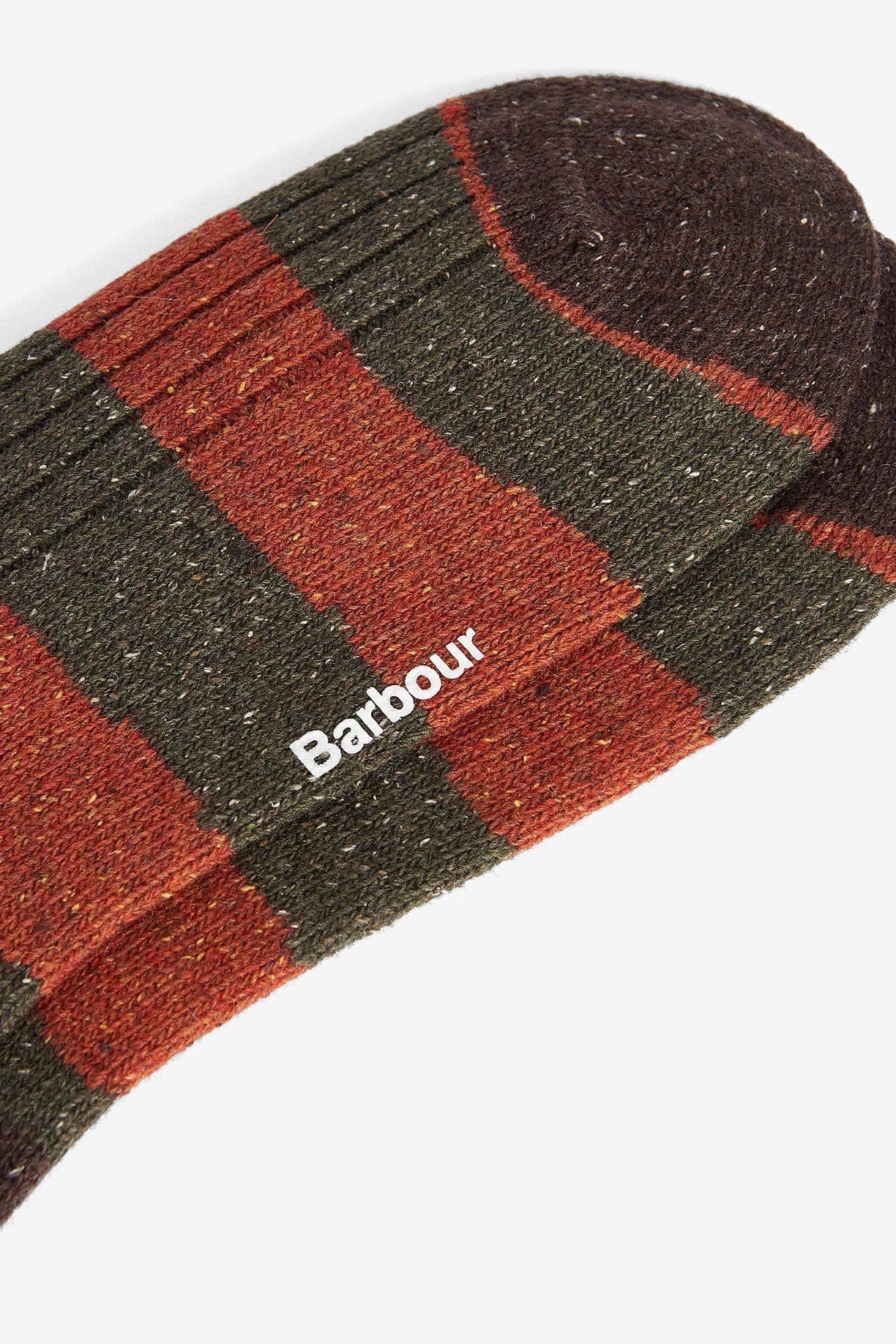 Barbour Houghton Stripe Sock - Burnt Orange