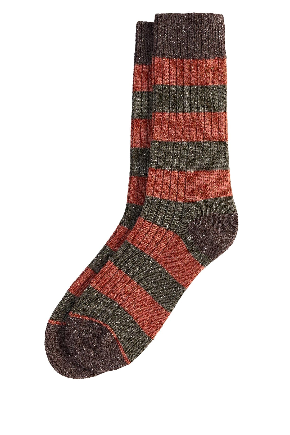 Barbour Houghton Stripe Sock - Burnt Orange