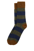 Barbour Houghton Stripe Socks - Thyme