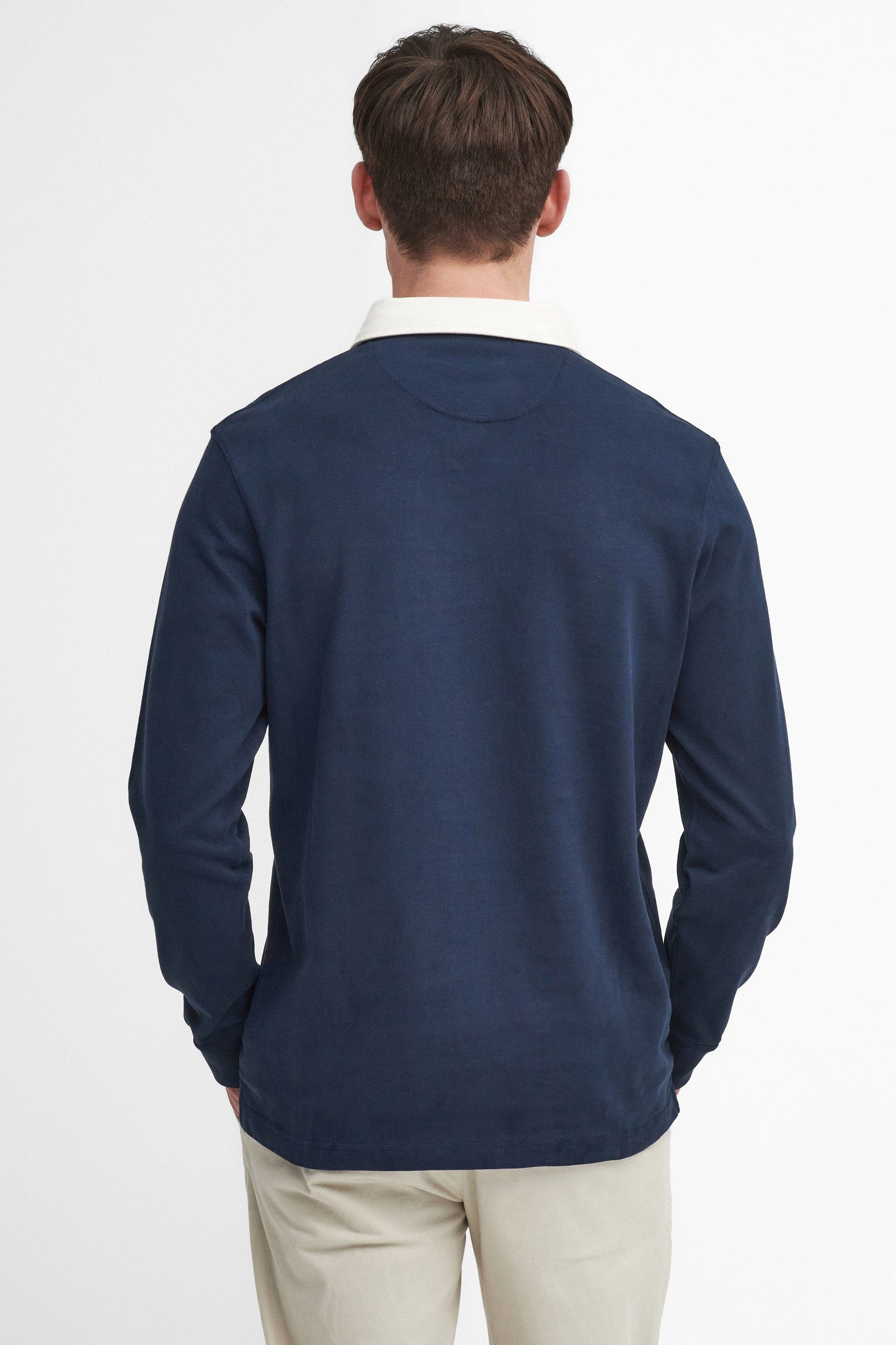 Barbour Howtown Rugby Shirt - Navy – Potters of Buxton
