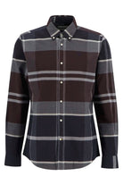Barbour Iceloch Tailored Brushed Cotton Shirt - Midnight Oak Tartan