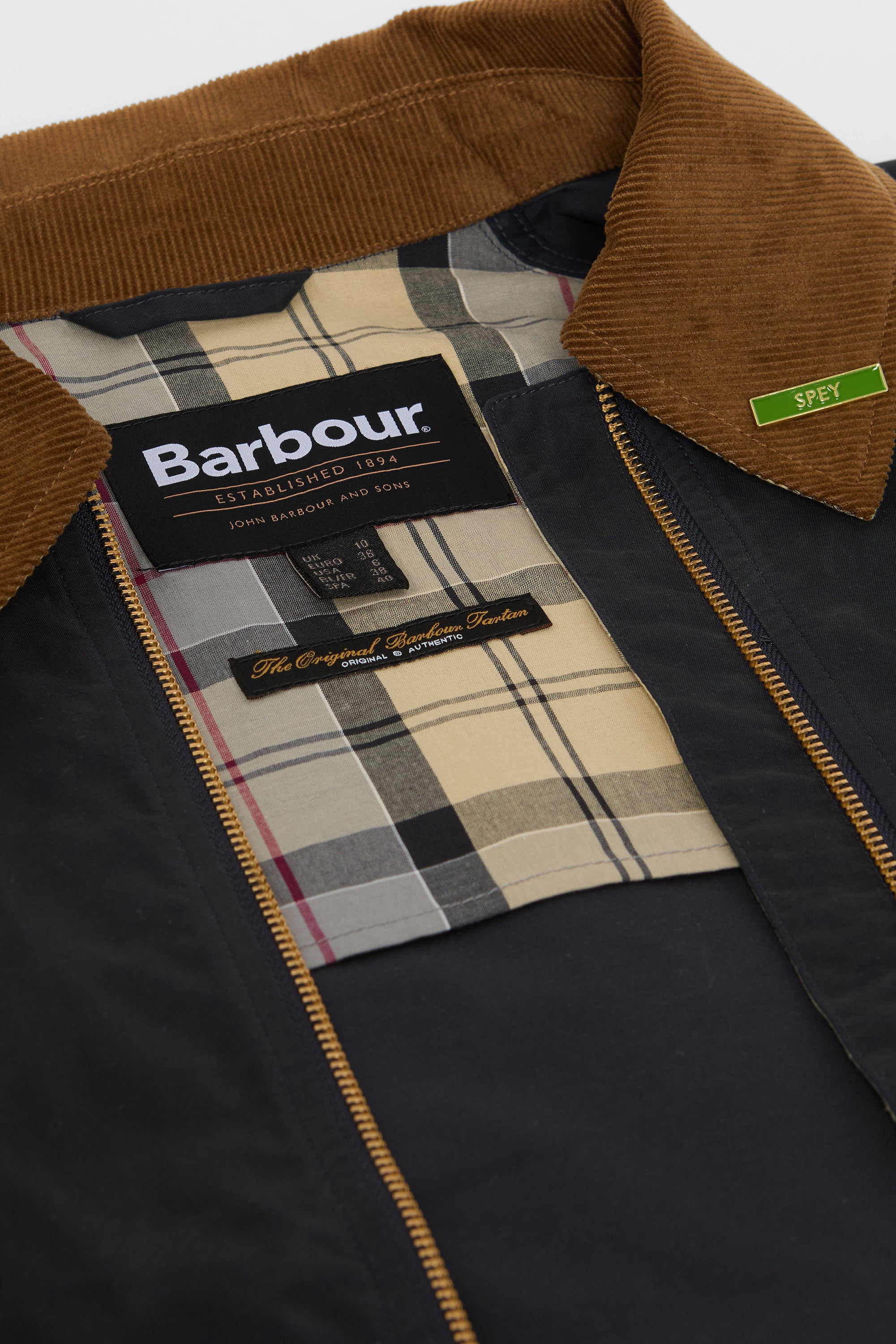 Barbour Icons Spey Jacket - Dark Navy/Dress