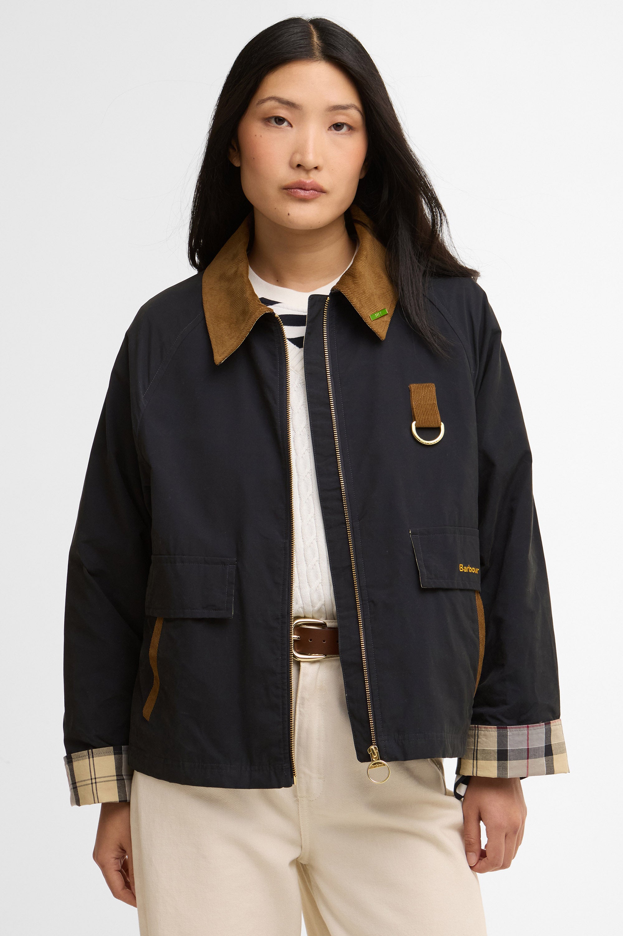 Barbour Icons Spey Jacket - Dark Navy/Dress