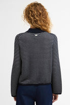 Barbour Inez Knit Jumper - Dark Navy Stripe
