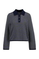 Barbour Inez Knit Jumper - Dark Navy Stripe