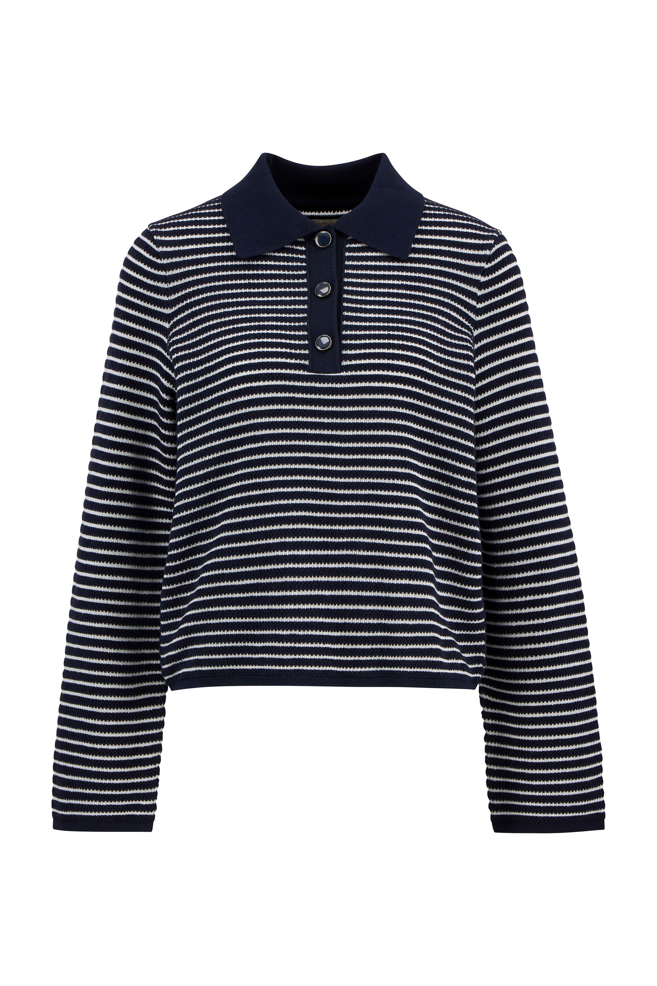 Barbour Inez Knit Jumper - Dark Navy Stripe