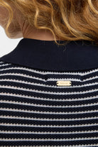 Barbour Inez Knit Jumper - Dark Navy Stripe