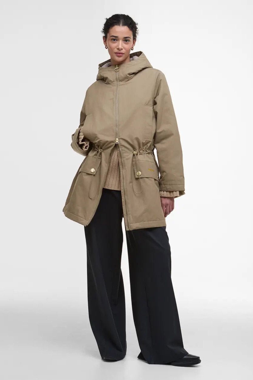 Barbour Inola Showerproof Jacket - Military Brown/Ancient