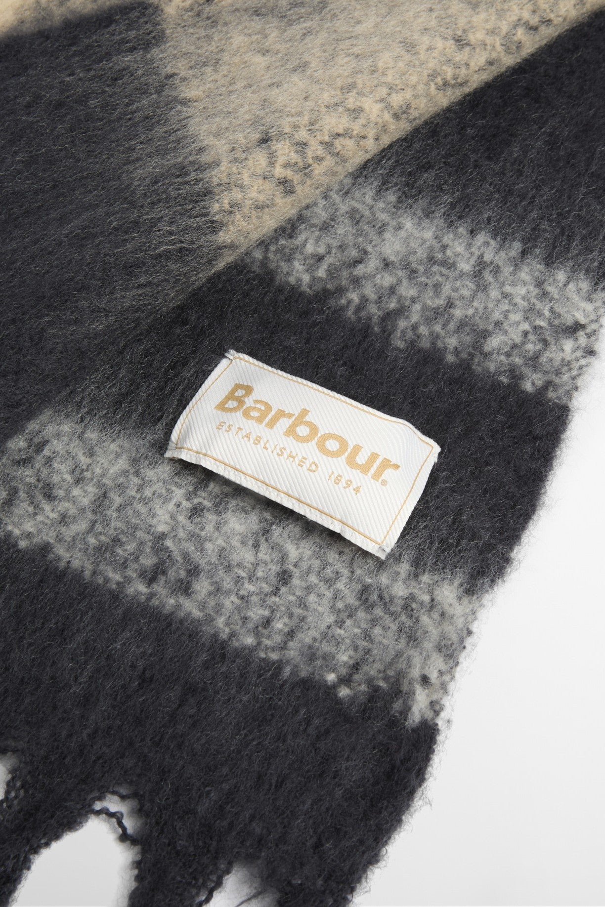 Barbour Isla Tartan Boucle Scarf - Birchwood Dress Tartan LSC0293_TN39_OS