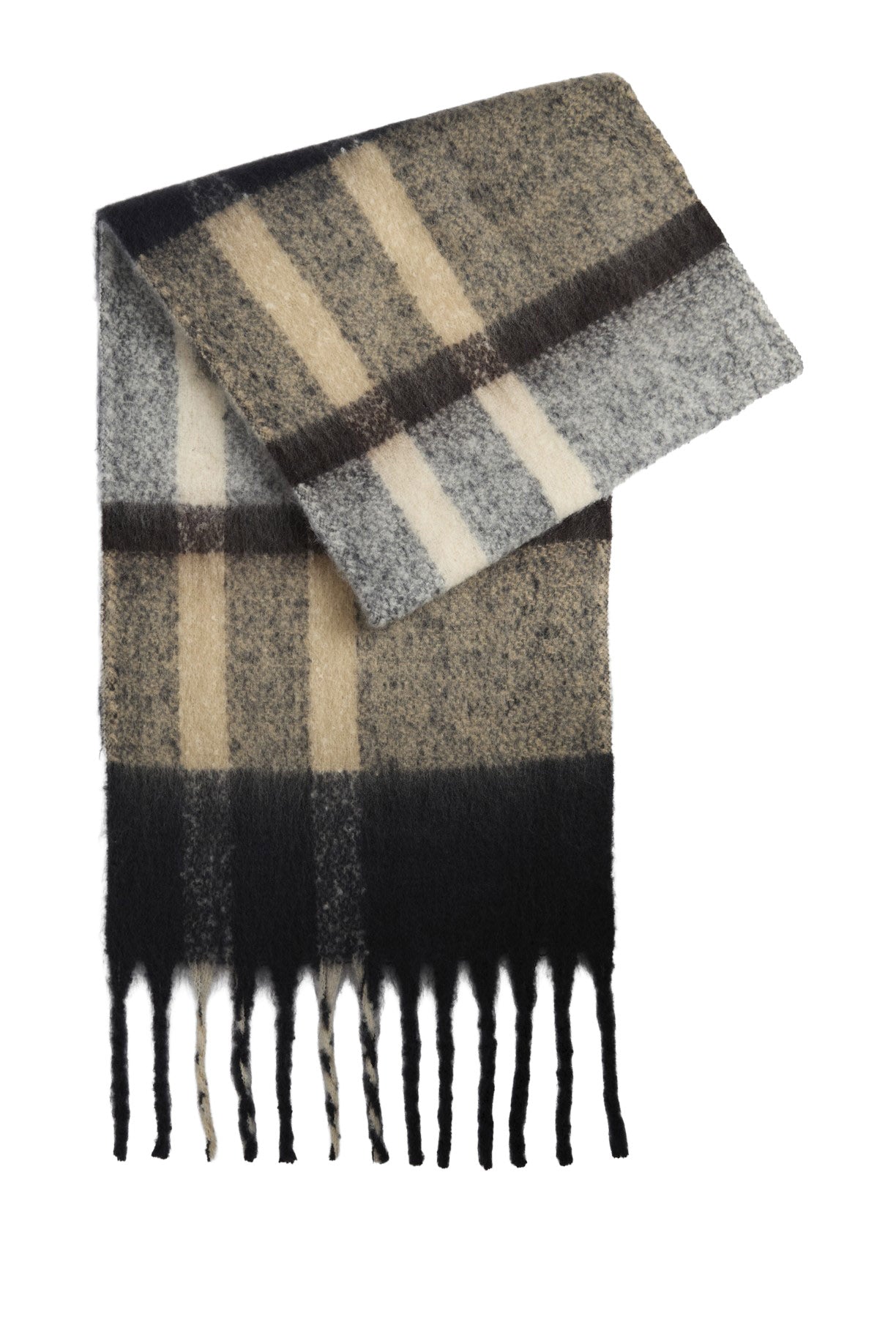 Barbour Isla Tartan Boucle Scarf - Birchwood Dress Tartan LSC0293_TN39_OS