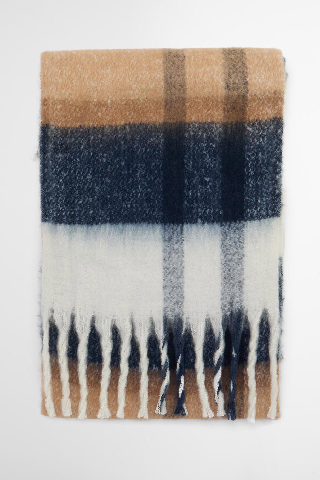 Barbour Isla Tartan Boucle Scarf - Hessian Tartan LSC0293_BR51_OS