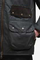 Barbour Jig Waxed Jacket - Sage